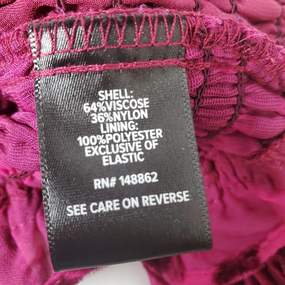Torrid Velvet Smocked Blouson Sleeve Crop Top